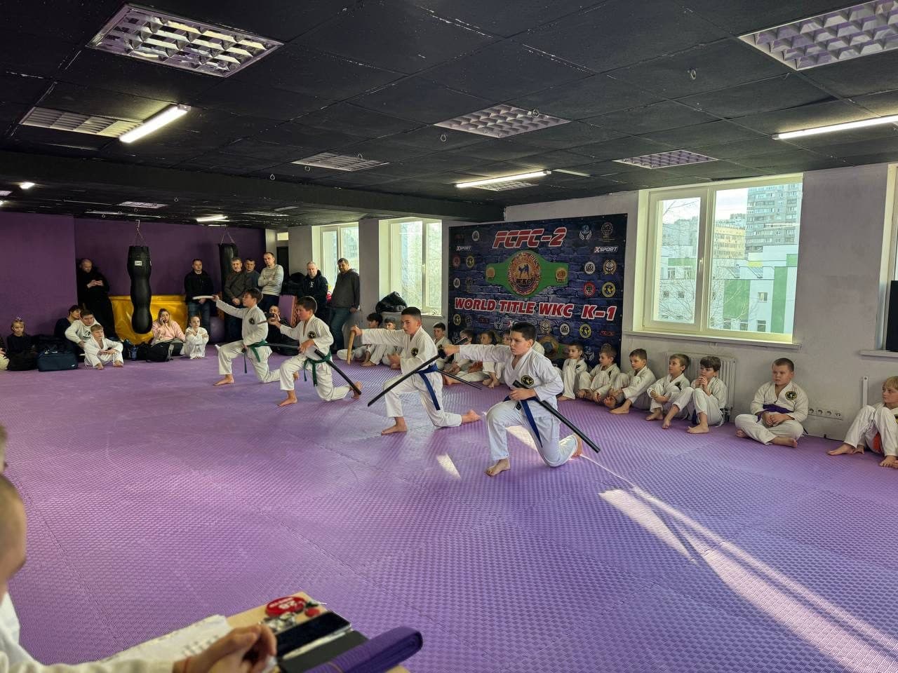 Бійці ММА на тренуванні у Fight Club IRBIS, Київ